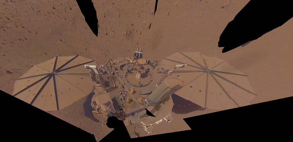 Credit image: NASA/JPL-Caltech NASA’s InSight lander captured this selfie on April 24, 2022, the 1,211th Martian day, or sol, of the mission