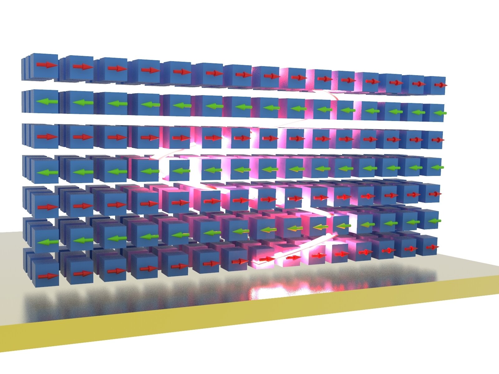 Credit image: Rezlind Bushati - Light trapped inside a magnetic crystal can strongly enhance its magneto-optical interactions